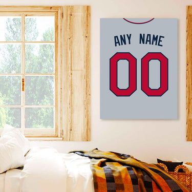 Minnesota Jersey Custom Canvas Print Wall Art for Boy Girl Men Women Baseball Personalized Canvas Art